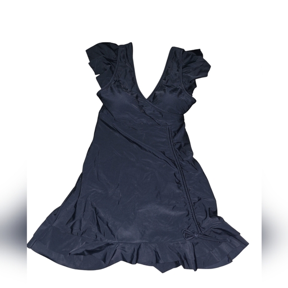 Elegant Black Women's Swim One Piece - Picture 2 of 4